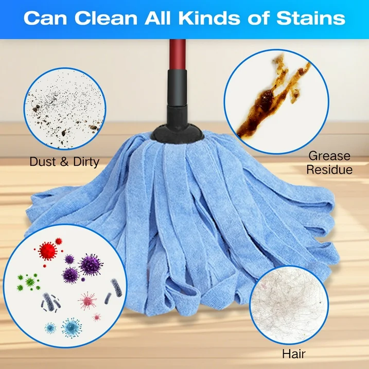 3 Packs Replacement Mop Head Compatible With O Cedar Microfiber Cloth Wet Mop Refills,All Hard Surfaces,Household Cleaning Tool for Home Kitchen Bathroom