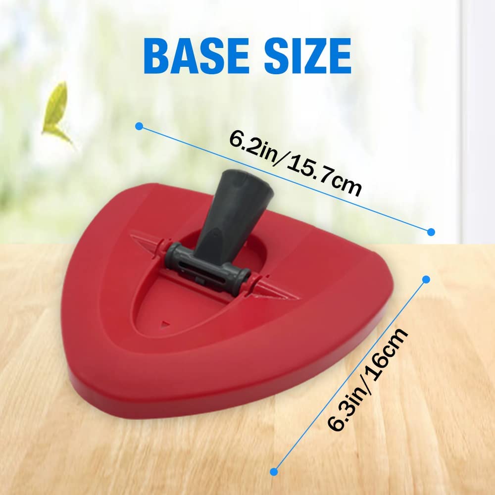 O-Cedar Mop Handle Replacement for O-cedar Spin Mop Handle 1pcs Base 2pcs
