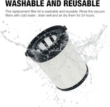 FABULETTA FSV101 FSV001 Lubluelu 202 Oraimo OSV-102 Besswin W26 VacLife VL732 206 Vacuum Cleaner  HEPA Filter(4)