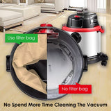 Stanley SL18116P, SL18115P, SL18115, SL18116, PCX18406-5B Vacuum (9 Dust Bags+3 Reusable Filters)
